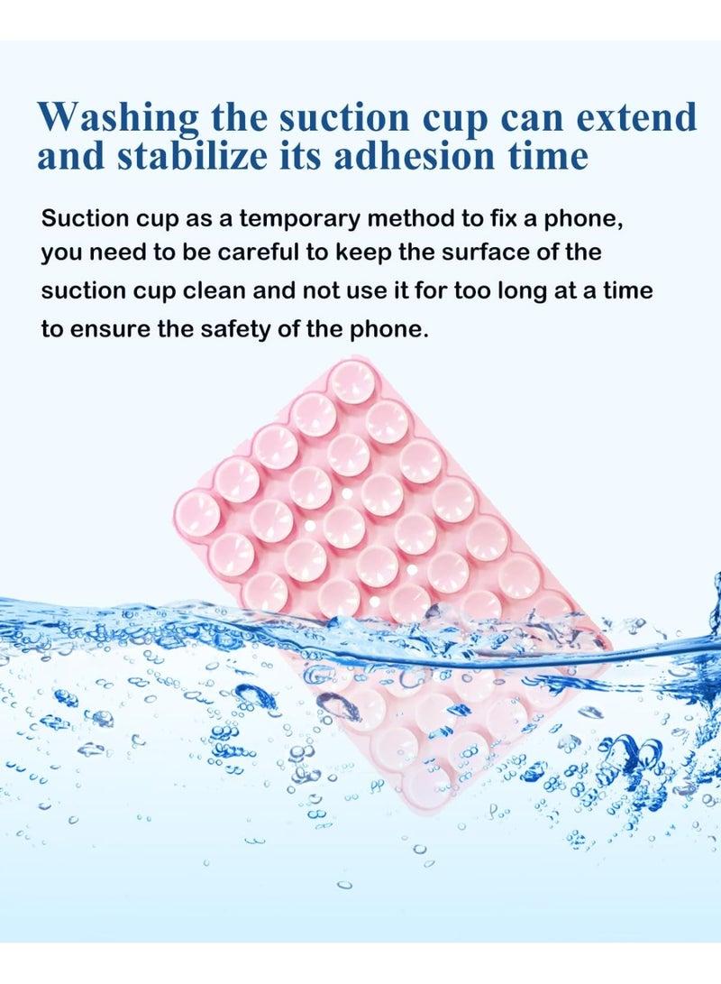 Dual-Sided Suction Cup Phone Holder - Light Pink - Image 3